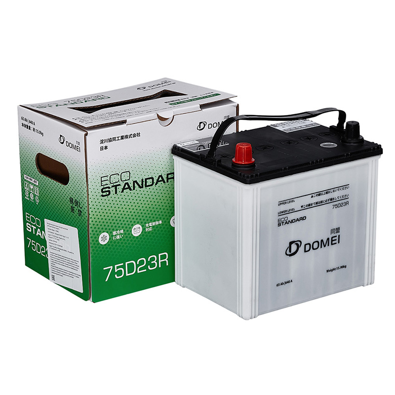 Аккумулятор DOMEI Eco STANDARD 75D23L, 65Ah, 600A, 230x173x220 арт. 75D23L